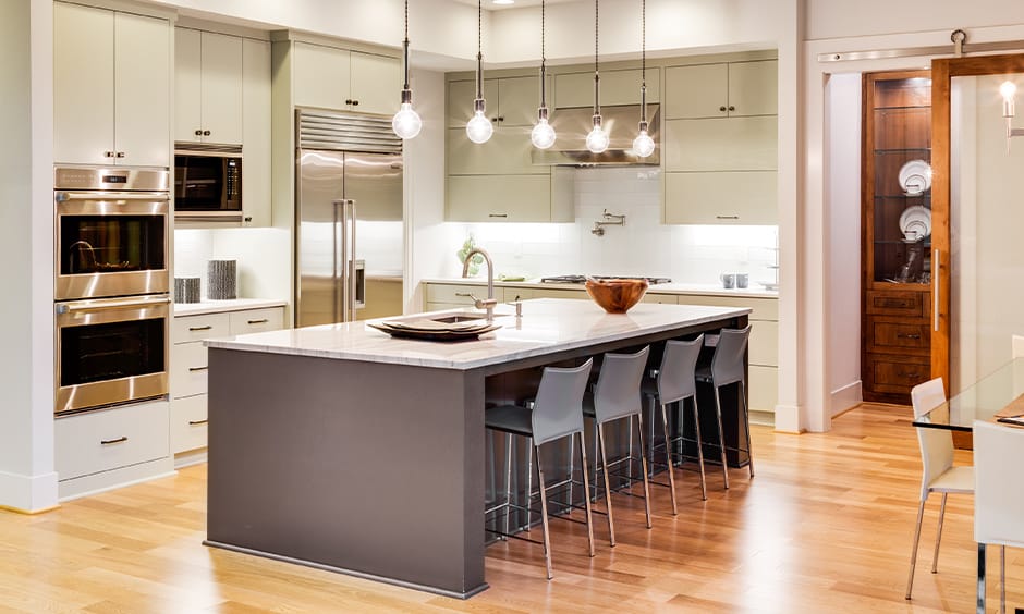 modern kitchen island lighting